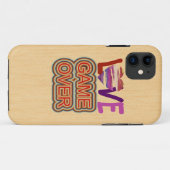 Game Over Love en Heart Case-Mate iPhone Case (Achterkant (horizontaal))