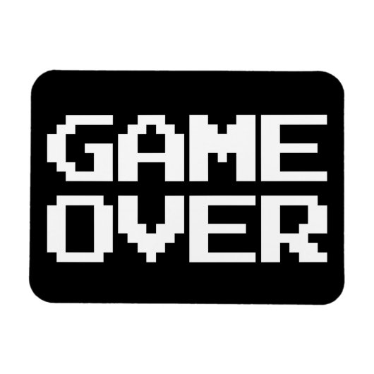 Game over magneet (Horizontaal)