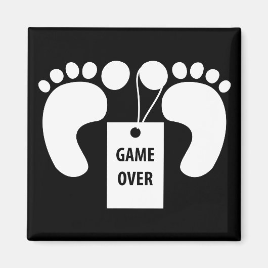 Game over magneet (Voorkant)