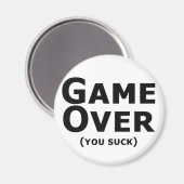 Game over magneet (Voorkant / Achterkant)