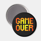 GAME OVER MAGNEET (Voorkant / Achterkant)