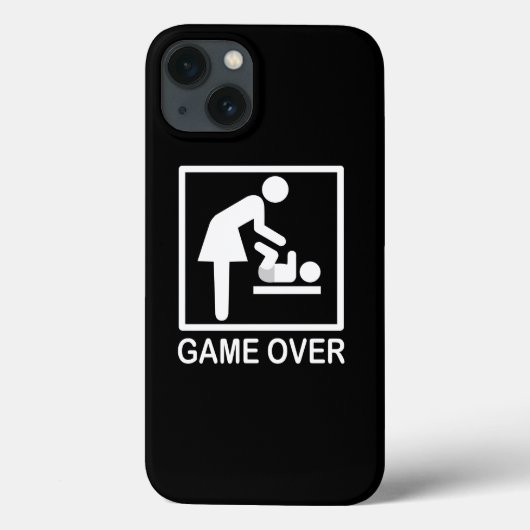 Game over mam Funny Pictograaf Case-Mate iPhone Case (Achterkant)