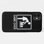 Game over mam Funny Pictograaf Case-Mate iPhone Case (Achterkant (horizontaal))