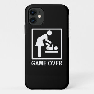 Game over mam Funny Pictograaf iPhone 11 Hoesje