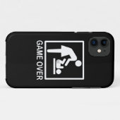 Game over mam Funny Pictograaf Case-Mate iPhone Case (Achterkant (horizontaal))