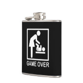Game over mam Funny Signage Pictogram Heupfles (Links)