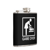 Game over mam Funny Signage Pictogram Heupfles (Rechts)