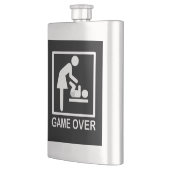 Game over mam Funny Signage Pictogram Heupfles (Links)