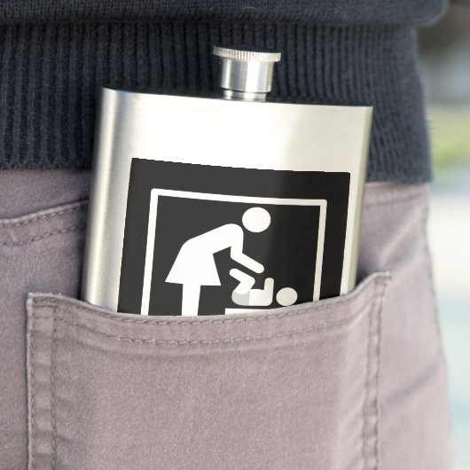 Game over mam Funny Signage Pictogram Heupfles (Voorbeeld)