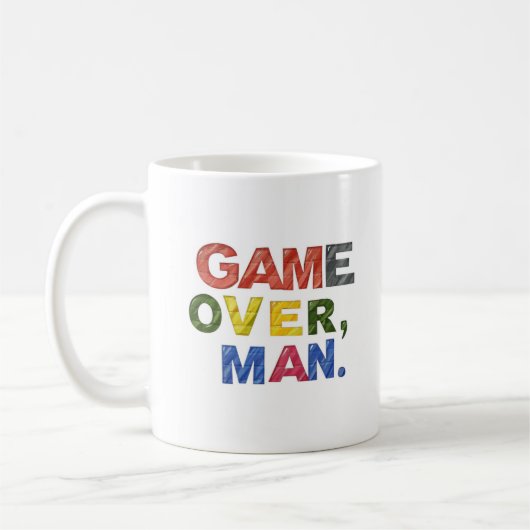 Game Over, Man Koffiemok (Links)