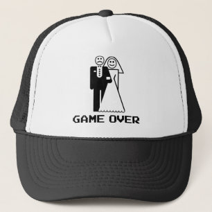 Game Over Marriage Game Over Funny T shirt Trucker Pet
