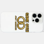 Game Over Married Funny iPhone Case (Achterkant (horizontaal))