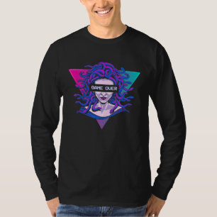 Game over Medusa Indie Alt asthetische dampgolf Eb T-shirt
