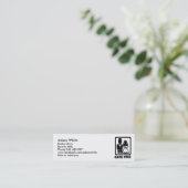 Game over mini visitekaartje (Staand voorkant)