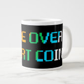 Game Over Munten Inwerpen Grote Koffiekop (Voorkant rechts)