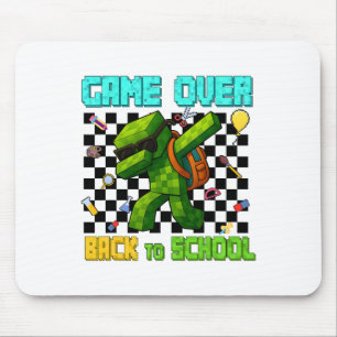 Game Over Naar School Gamer Grappige Kids Eerste D Muismat