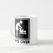 Game over New Baby voor Oudere Mam Koffiemok (Voorkant links)