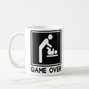 Game over New Baby voor ouders pa Koffiemok