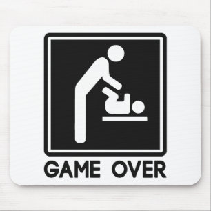 Game over New Baby voor ouders Papa Muismat