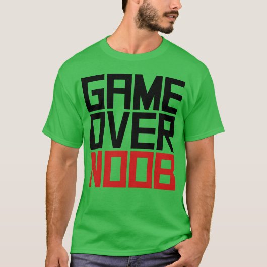 Game Over Noob meisje T-shirt (Voorkant)