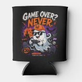 Game Over Nooit Grappige Gamer Geest Halloween Blikjeskoeler (Voorkant)