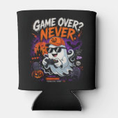 Game Over Nooit Grappige Gamer Geest Halloween Blikjeskoeler (Achterkant)