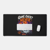 Game Over Nooit Grappige Gamer Geest Halloween Bureaumat (Keyboard & Muis)