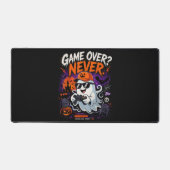 Game Over Nooit Grappige Gamer Geest Halloween Bureaumat (Voorkant)