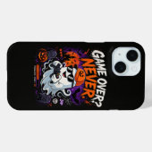 Game Over Nooit Grappige Gamer Geest Halloween Case-Mate iPhone Case (Achterkant (horizontaal))