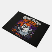 Game Over Nooit Grappige Gamer Geest Halloween Deurmat (Schuin)