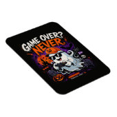 Game Over Nooit Grappige Gamer Geest Halloween Magneet (Rechterzijde)