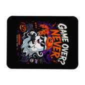 Game Over Nooit Grappige Gamer Geest Halloween Magneet (Horizontaal)