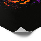 Game Over Nooit Grappige Gamer Geest Halloween Poster (Hoek)