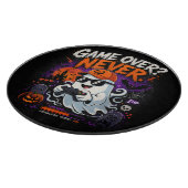 Game Over Nooit Grappige Gamer Geest Halloween Snijplank (Hoek)