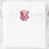 Game Over? Nooit Liefde Ronde Sticker (Tas)