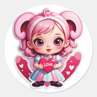 Game Over? Nooit Liefde Ronde Sticker
