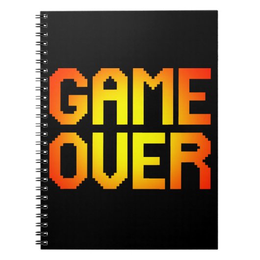 GAME OVER NOTITIEBOEK (Voorkant)