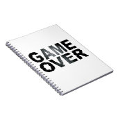 GAME OVER NOTITIEBOEK (Rechterzijde)