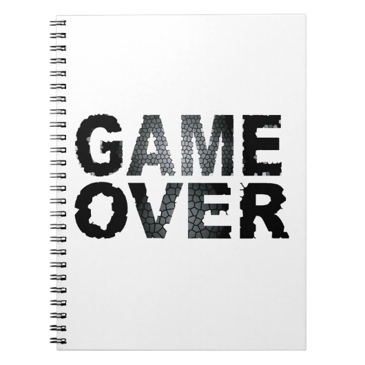 GAME OVER NOTITIEBOEK (Voorkant)