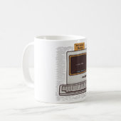 Game over oude pc koffiemok (Voorkant links)