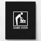 Game over papa Funny Pictogram Fotoplaat (Voorkant)