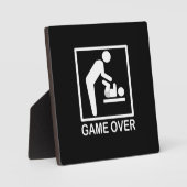 Game over papa Funny Pictogram Fotoplaat (Voorkant)