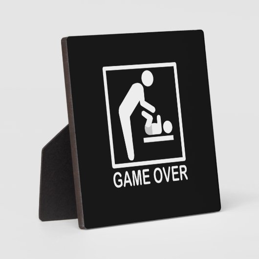Game over papa Funny Pictogram Fotoplaat (Voorkant)