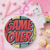 Game over. papieren bordje (Feest)