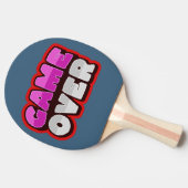 GAME OVER Ping Pong Paddle Tafeltennisbatje (Zijkant)