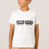Game Over Pixel Art - Design Retro voor gamers T-shirt (Voorkant)