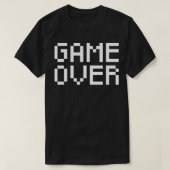 Game Over pixel T-shirt (Design voorkant)