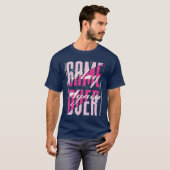 Game Over Play Again Design T-shirt (Voorkant volledig)
