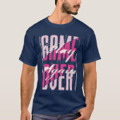 Game Over Play Again Design T-shirt (Voorkant)