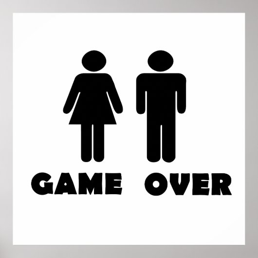 Game over poster (Voorkant)
